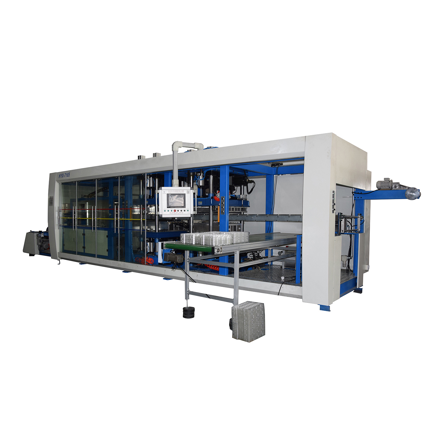 HYX-850全自動(dòng)正負(fù)壓四工位一體吸塑機(jī)